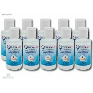 10 x Desinfecterende Handgel Devanit 50 ml in reisverpakking 75% alcohol