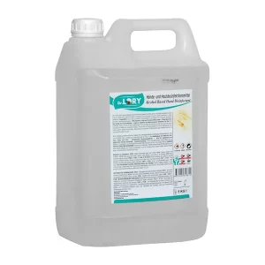 Dr Lory VLOEIBAARE desinfecterende hand(gel) -Handalcohol-Handlotion -Handgel-navulling – Vloeibare Handgel 72 % alcohol 5000 ml – 5 liter