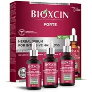Bioxcin Herbal Haarserum 3x50ml – Intensieve Behandeling tegen Haaruitval – Unisex – Biologisch – Voor Haargroei & Gezonde Haarverzorging