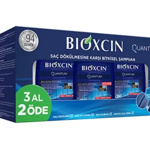 Bioxcin Quantum Shampoo voor Droog-Normaal Haar 3x 300 ml – 3 Halen 2 Betalen! (Anti-Haaruitval shampoo)
