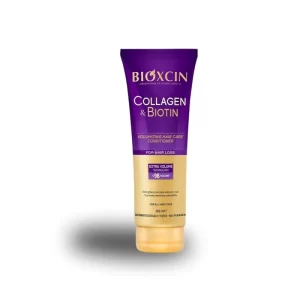 Bioxcin Collageen & Biotine Volume Haarconditioner 250 ml – Verzorgende & Volumizing Haarcrème – Tegen Haaruitval – Voor Alle Haartypes