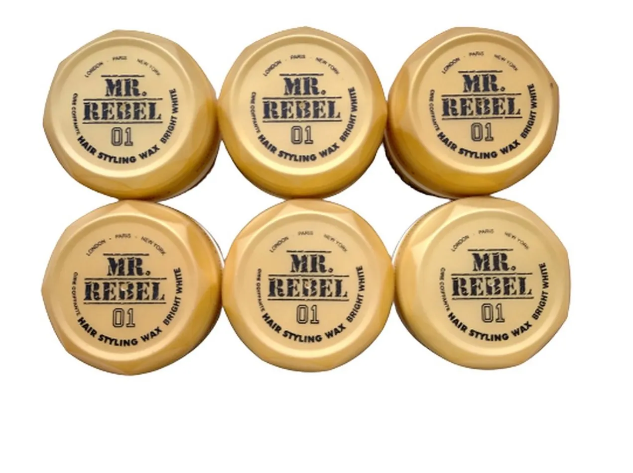 Mr. Rebel 01 Hair Styling Wax Bright White “voordeelpak” (6 stuks) 900 ml